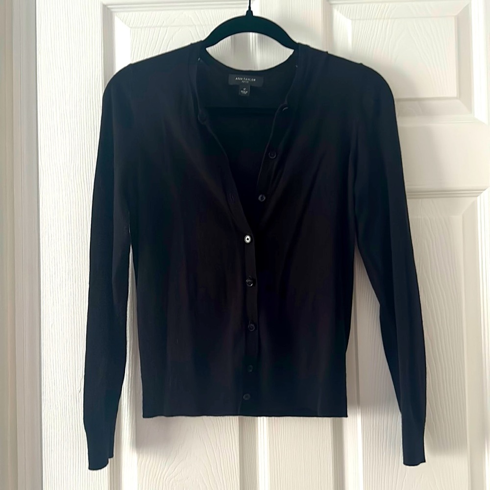 Ann Taylor Black Cardigan